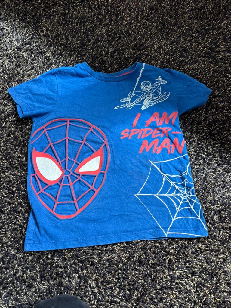 Spiderman shirt maat 116, Ophalen, Gebruikt, Jongen, Shirt of Longsleeve
