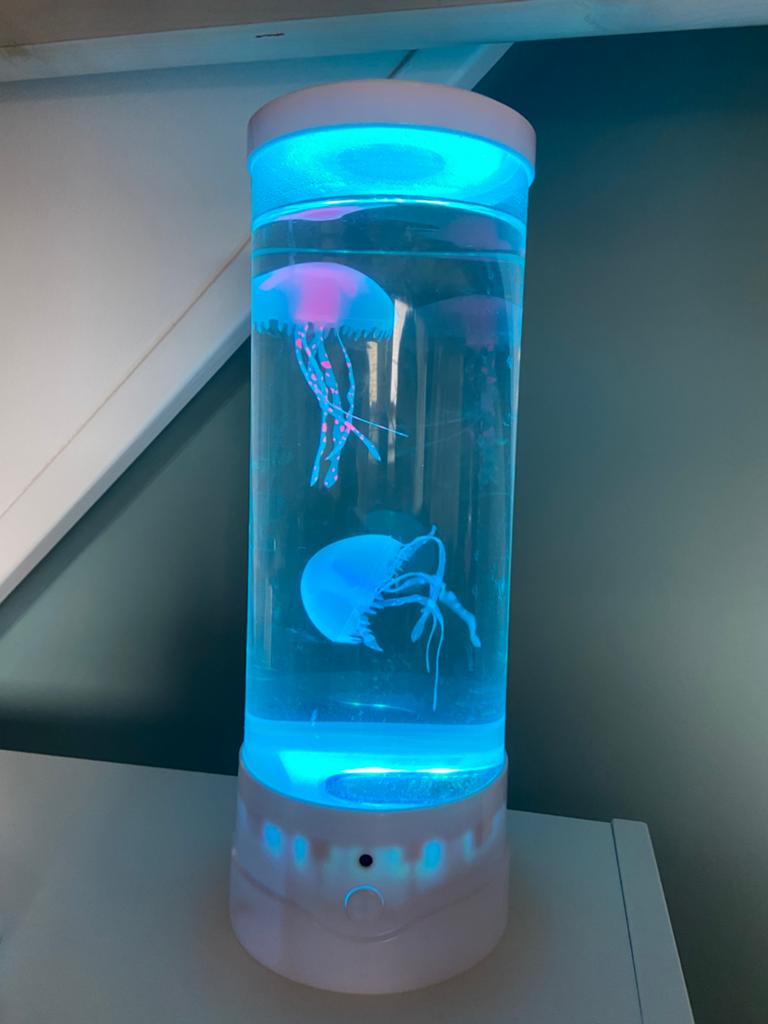 Lavalamp met dansende kwallen - Werkt perfect!, Ophalen, Meerkleurig, Kunststof, Zo goed als nieuw