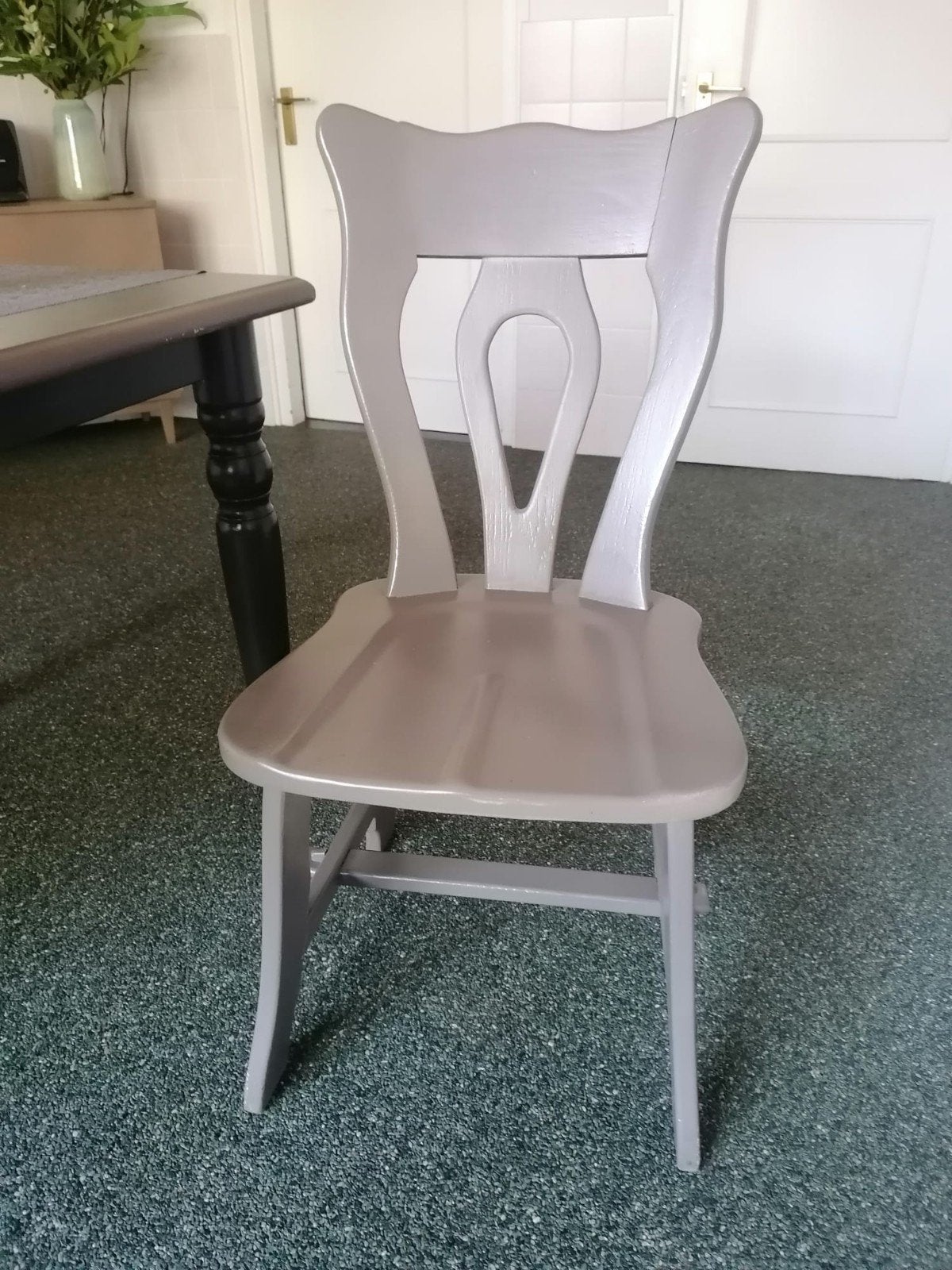 6x Houten stoelen - Eetkamerstoelen, Ophalen, Gebruikt, Overige kleuren, Hout
