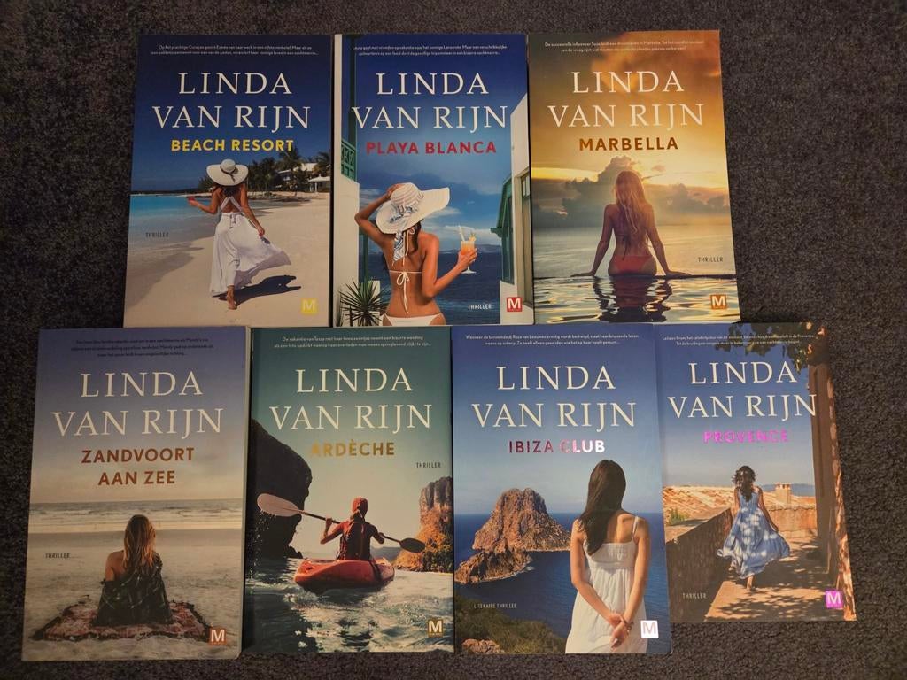 Linda van Rijn boeken - Thriller, Boeken, Thrillers, Ophalen of Verzenden, Gelezen, Linda van Rijn, Nederland
