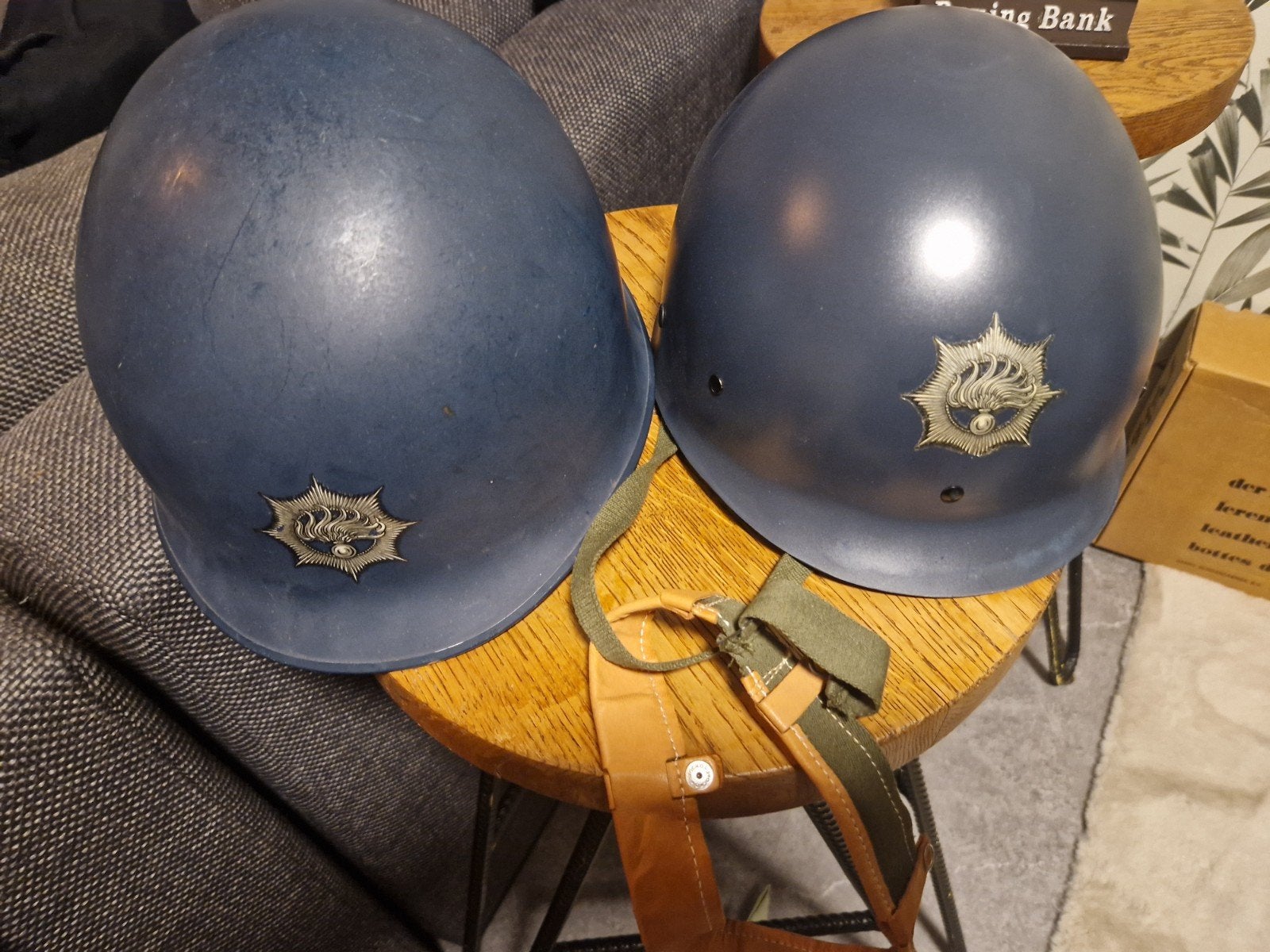 Vintage Politie Helm met Binnenhelm - Zeer Goede Staat, Ophalen of Verzenden, Overige soorten, Nederland, Helm of Baret