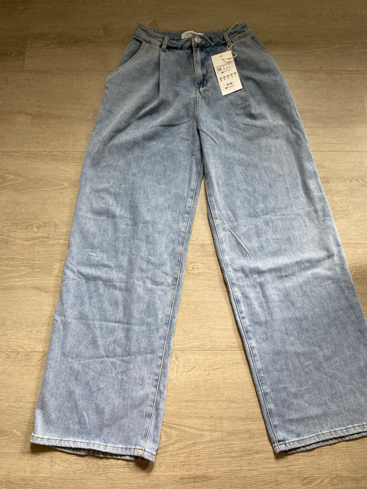 Nieuwe VS MISS Wide Leg Jeans - Maat W27/34, Ophalen of Verzenden, Nieuw, Blauw, W27 (confectie 34) of kleiner