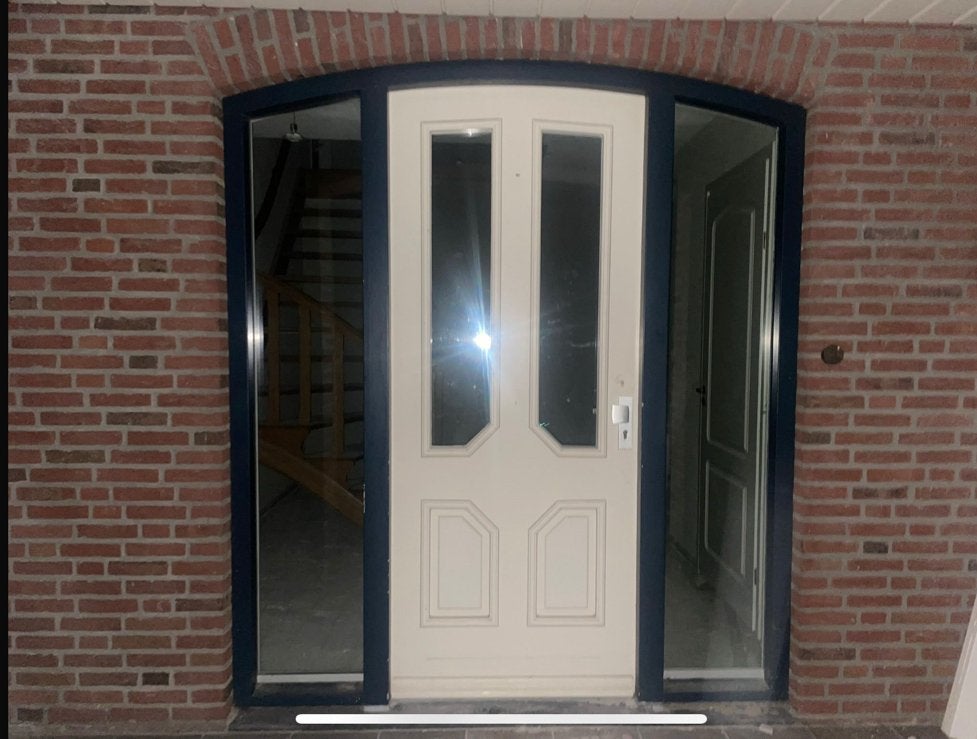 KOOPJE!! Mooie hardhouten voordeur. HR++, Doe-het-zelf en Verbouw, Ophalen, Zo goed als nieuw, Hout