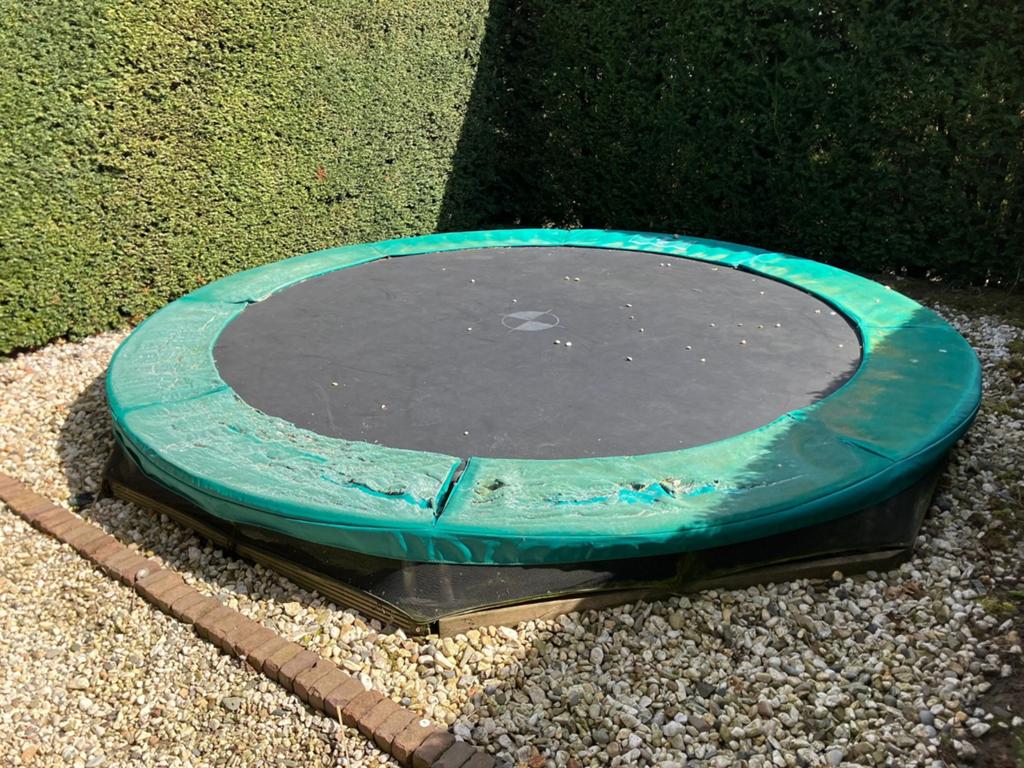 Trampoline gratis afhalen, Ophalen, Gebruikt