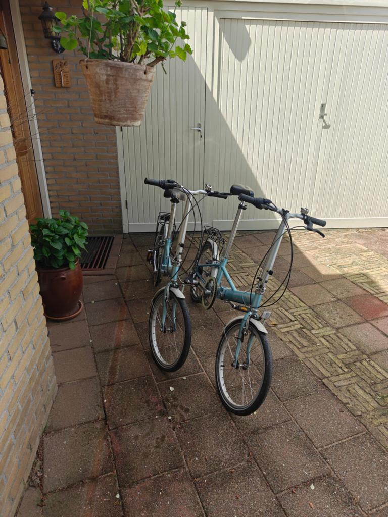 2x On The Road vouwfietsen - Goede staat, Fietsen en Brommers, Overige merken, 20 inch of meer, Gebruikt, Versnellingen
