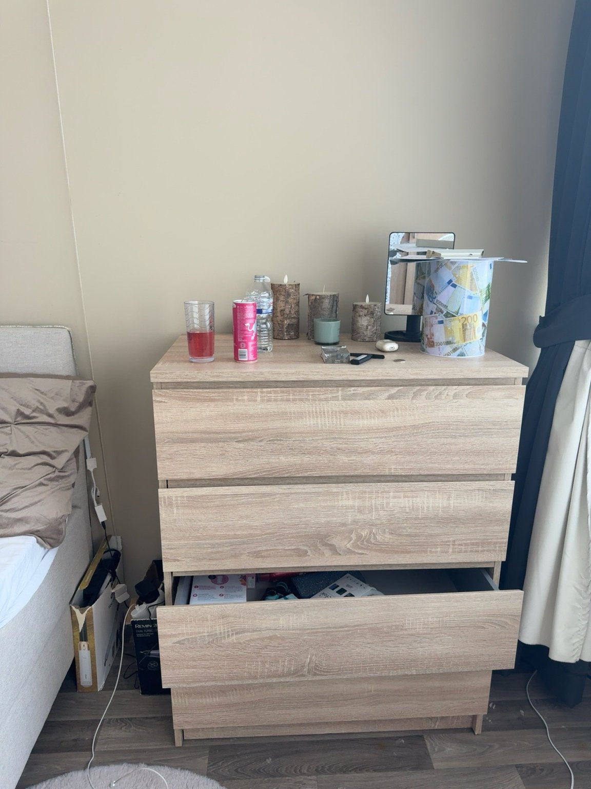 JYSK Ladekast met 4lades - gebruikt, Huis en Inrichting, Ophalen, Gebruikt, 100 tot 150 cm, 50 tot 100 cm
