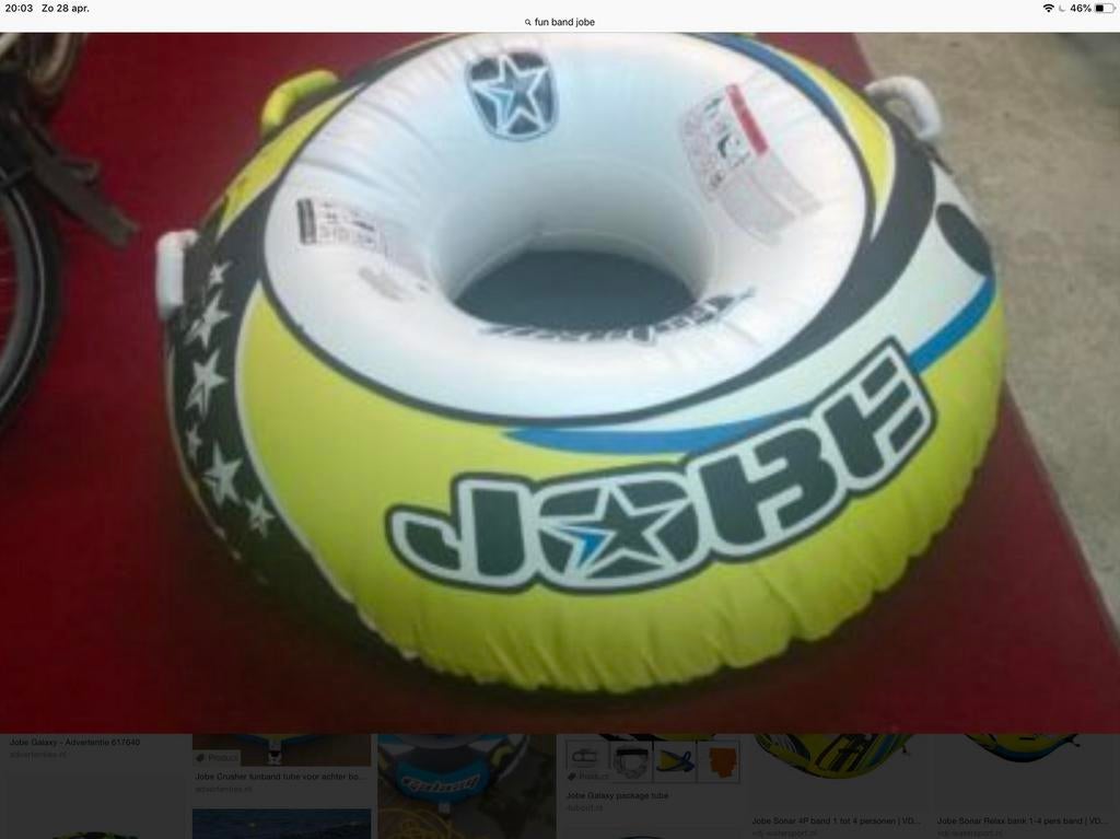 Funband plus touw, Watersport en Boten, Ophalen of Verzenden, Zo goed als nieuw, Waterski's