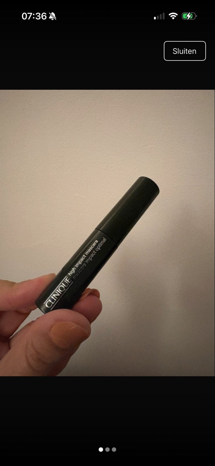 Clinique High Impact Mascara - Zwart mini mascara, Ogen, Zwart, Nieuw, Ophalen of Verzenden