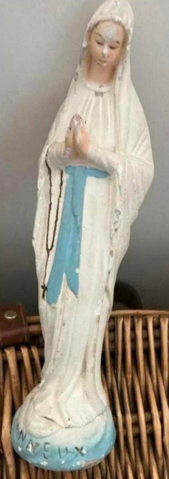 LOURDES MARIA ,ANTIEK BEELD,MOOI!!!, Antiek en Kunst, Antiek | Religie, Ophalen of Verzenden
