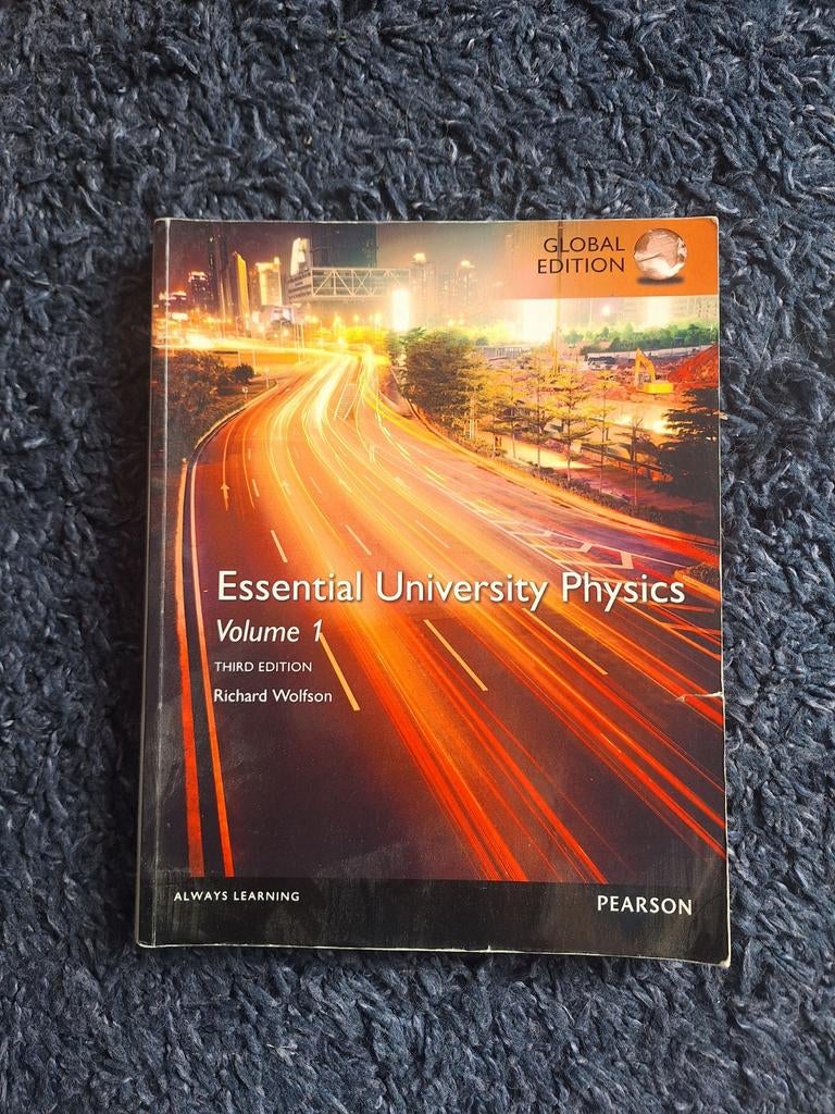 Essential University Physics Volume 1Richard Wolfson, Gelezen, Programmeertaal of Theorie, Richard wolfson, Ophalen of Verzenden