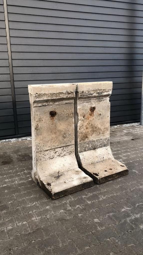 Keerwanden | Gebruikt | 130 cm hoog | Precon | Grondkering, Tuin en Terras, Gebruikt, 25 cm of meer, Ophalen of Verzenden, Beton
