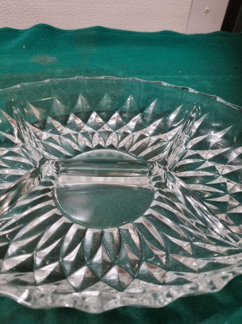 hapjes schaal kristal ovaal, Ophalen of Verzenden, 'T Olde Gre-j, Info@toldegrej.nl, Endepoelstraat 20f Didam