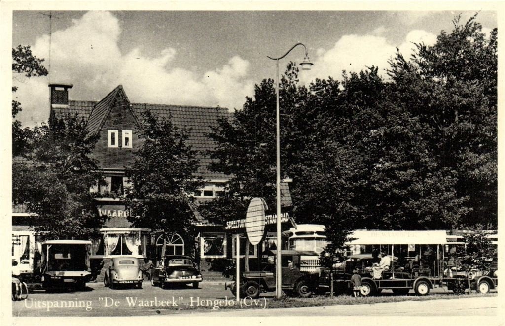 Uitspanning De Waarbeek Hengelo [Ov.] - 1957? gelopen, Ophalen of Verzenden, 1940 tot 1960, Gelopen, Overijssel