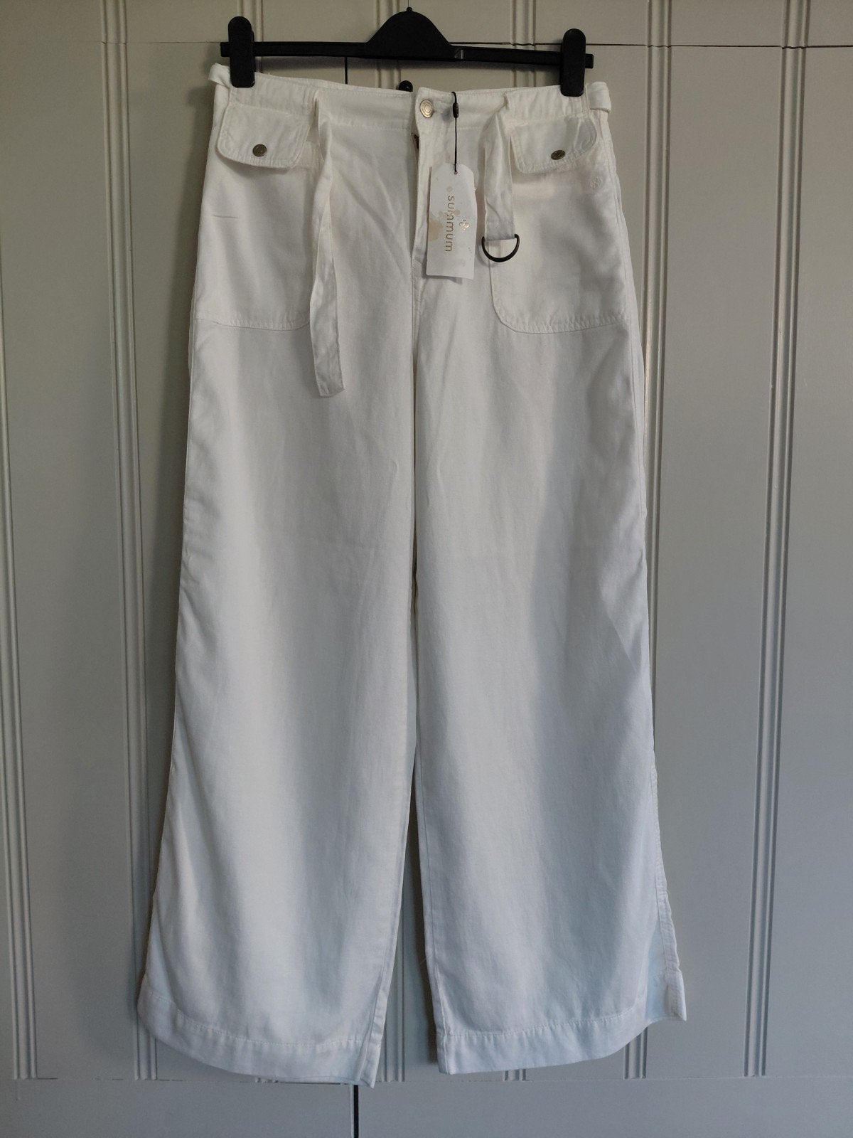 SUMMUM witte pantalon 40, Kleding | Dames, Maat 38/40 (M), Summum, Wit, Nieuw