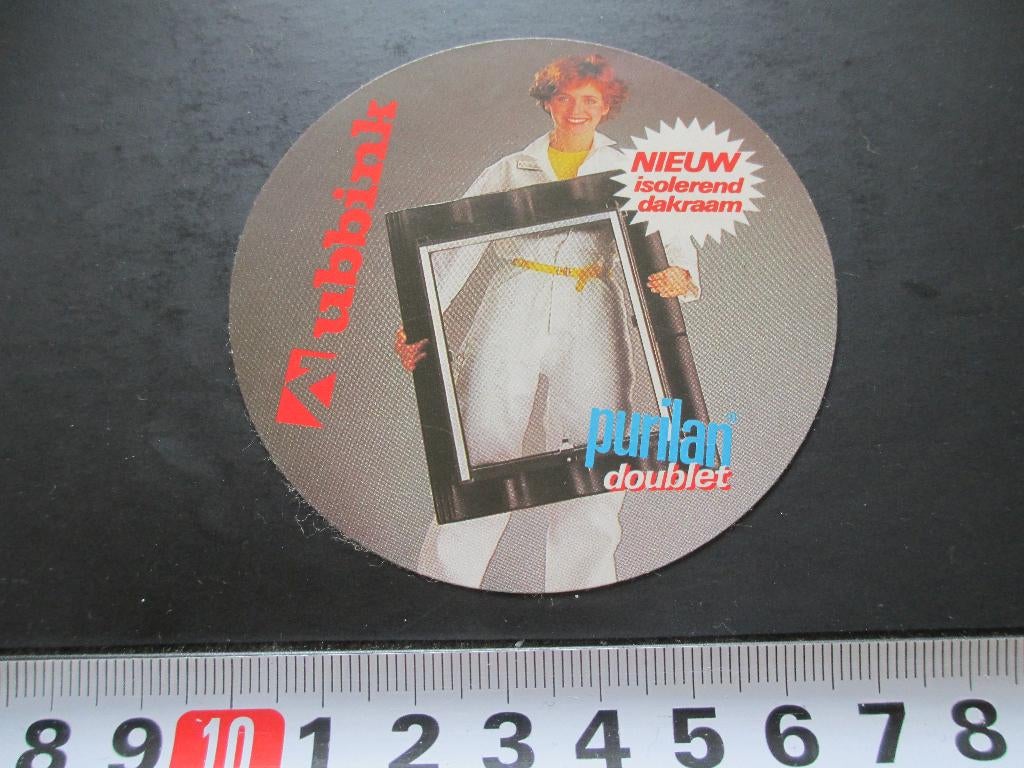 sticker ubbink purilan doublet isolerend dakraam, Verzamelen, Stickers, Zo goed als nieuw, Ophalen