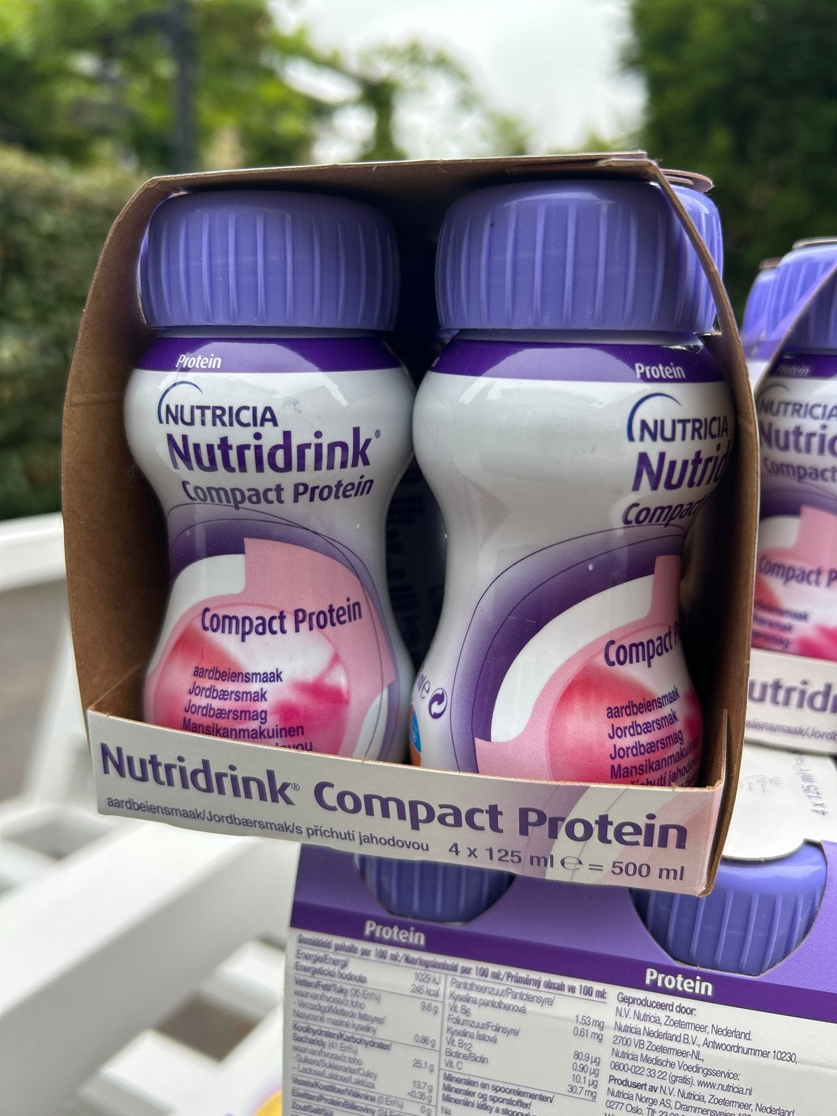 Nutricia nutridrink, Ophalen