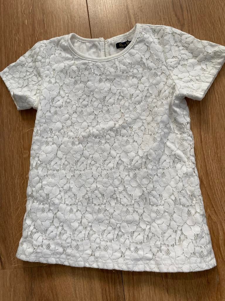 Be A Diva kanten shirt gevoerd maat 12 jaar, Ophalen of Verzenden, Gebruikt, Meisje, Trui of Vest