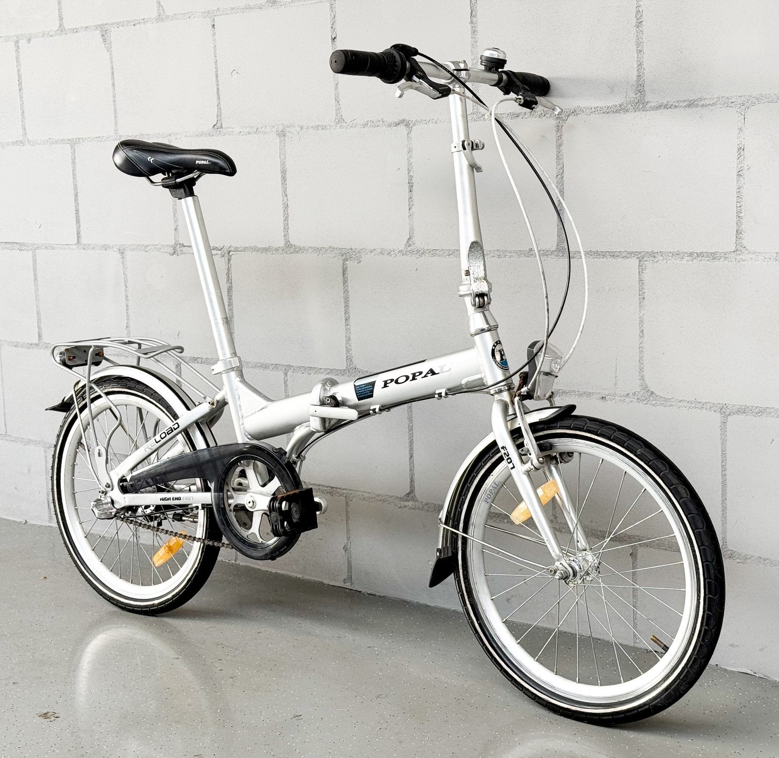 Original POPAL Vouwfiets Folding Bike, Fietsen en Brommers, 20 inch of meer, Versnellingen, Zo goed als nieuw, Totaal opvouwbaar