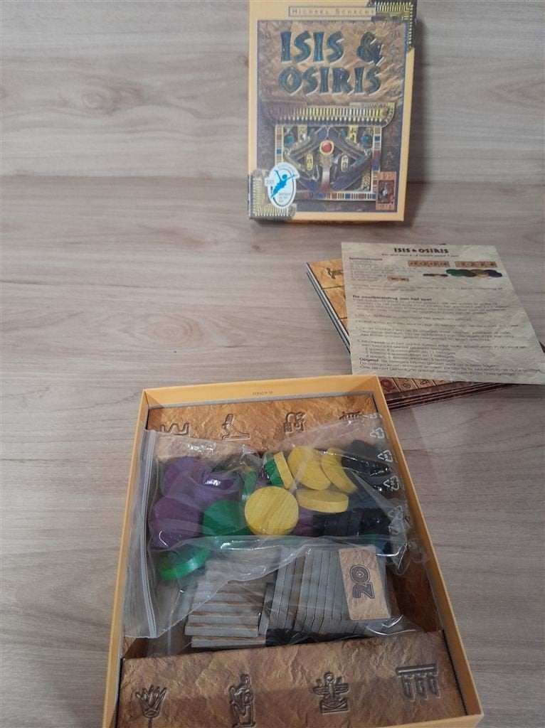 Isis en Osiris - 999 games - s1771, Hobby en Vrije tijd, Gezelschapsspellen | Bordspellen, Verzenden, Zo goed als nieuw