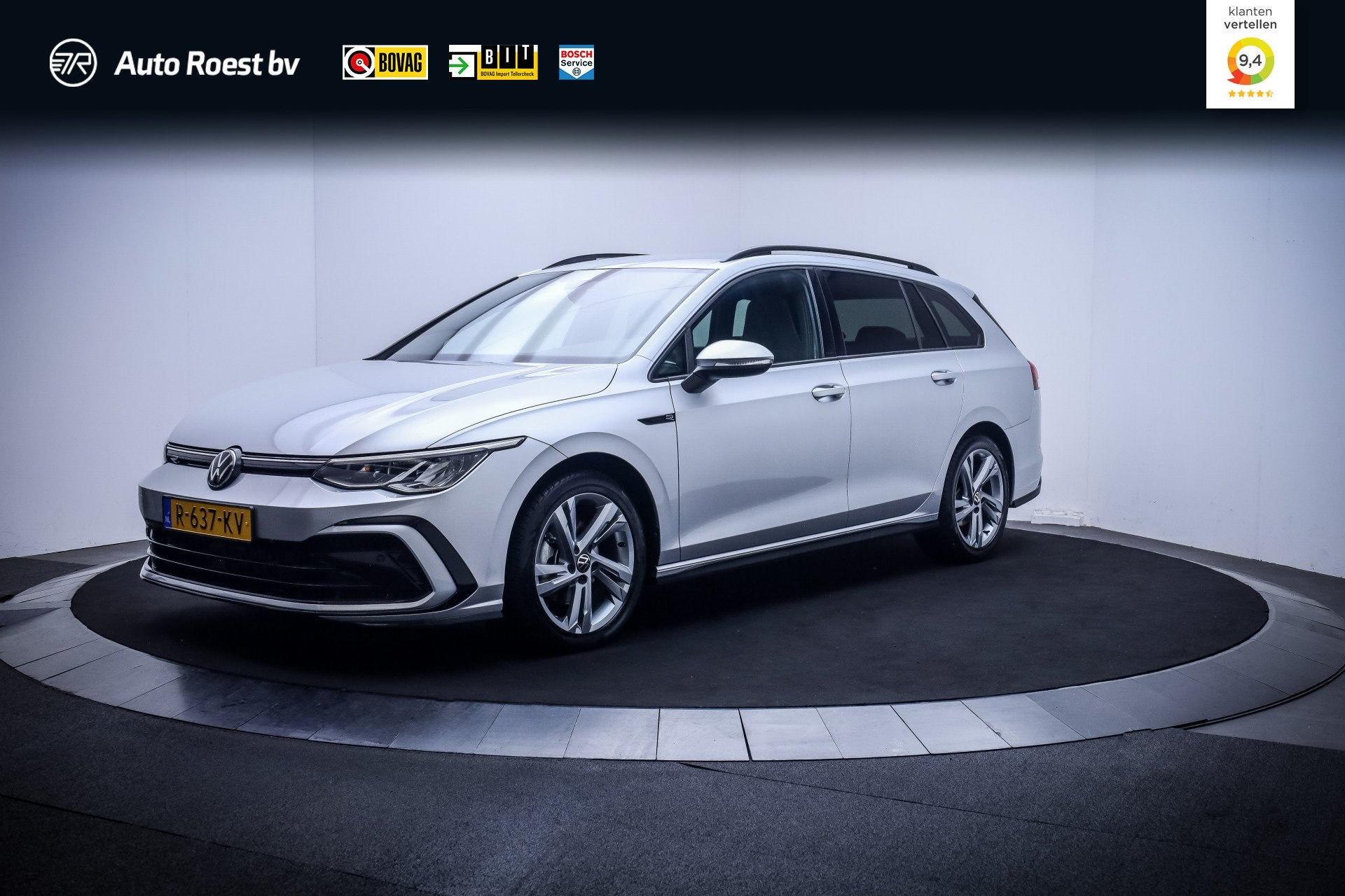 Volkswagen Golf Variant 1.5TSI R-Line FULL LED | CAMERA | AP, Dealer onderhouden, 4 cilinders, 1261 kg, Alcantara