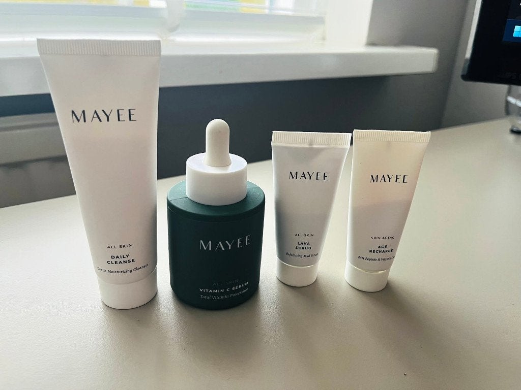 Mayee Skincare Set, Sieraden, Tassen en Uiterlijk, Uiterlijk | Gezichtsverzorging, Ophalen of Verzenden, Zo goed als nieuw, Gehele gezicht