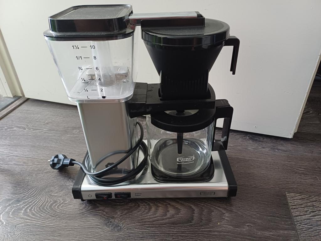 Moccamaster KBG 741 Techni Vorm koffiezetapparaat, Witgoed en Apparatuur, Gebruikt, 10 kopjes of meer, Koffiemachine, Gemalen koffie