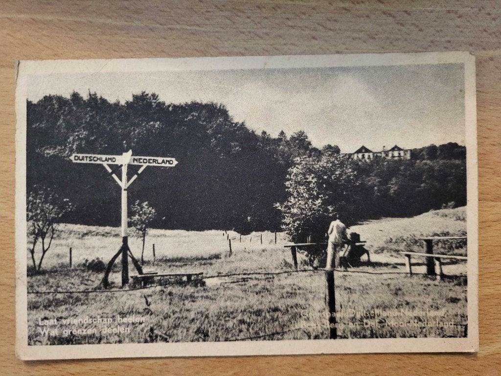 ansicht Grenspaal Beek Duitsland Berg en Dal Sterrenberg, Ophalen of Verzenden, Voor 1920, Gelderland