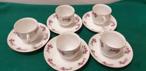 Kop en schotels 10-delig, Ophalen of Verzenden
