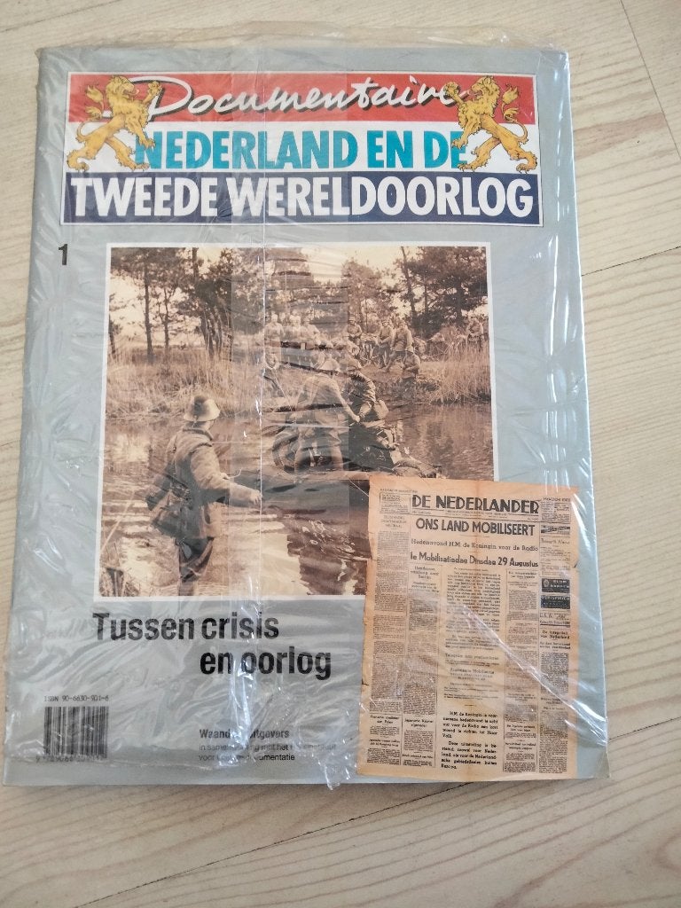 Nederland en de 2e wereld oorlog, krant, Ophalen of Verzenden, Nieuw, Krant