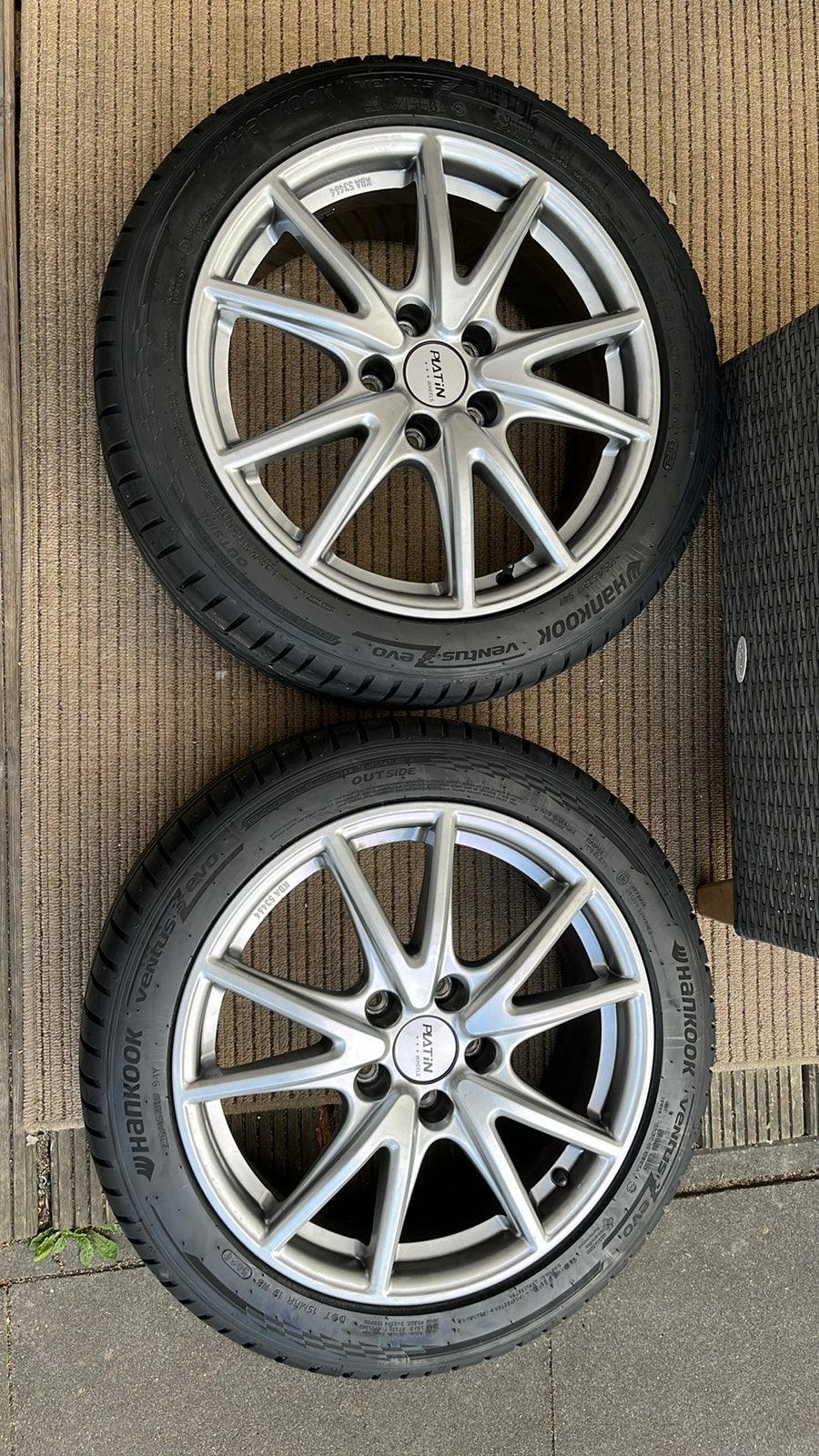 4 nieuwe Platin P99 velgen + banden, Auto-onderdelen, Banden en Velgen, Ophalen, Banden en Velgen, Nieuw, 17 inch