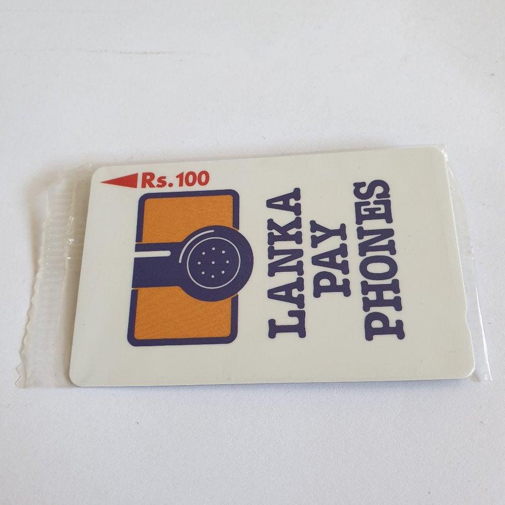 2198 sri lanka / lanka pay phones rs100 ., Verzenden
