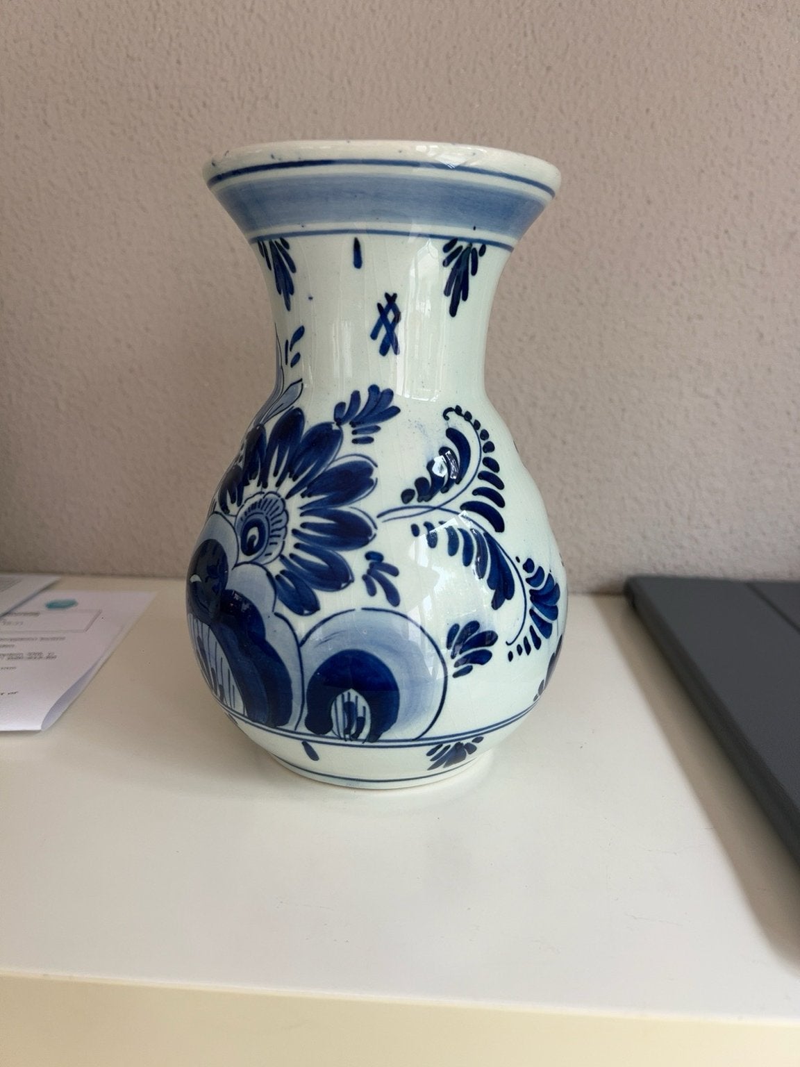 Mosa Maastricht Delfts Blauw vaas – decor 507 – ca. 1930/40, Ophalen