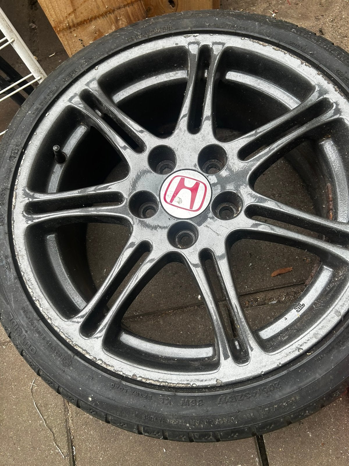 Honda ep3 type R velg, Ophalen