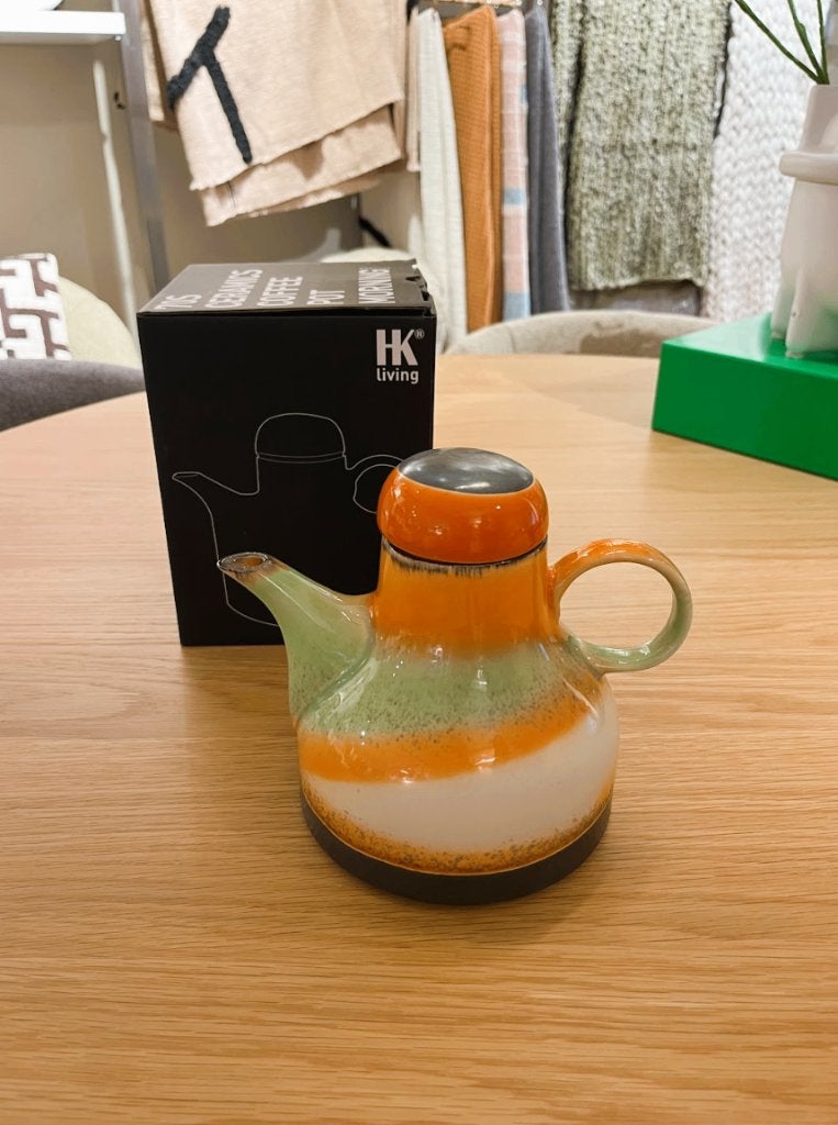 HKliving 70s ceramics, koffiepot, Keramiek, Nieuw, Ophalen of Verzenden, Info@hkliving.com