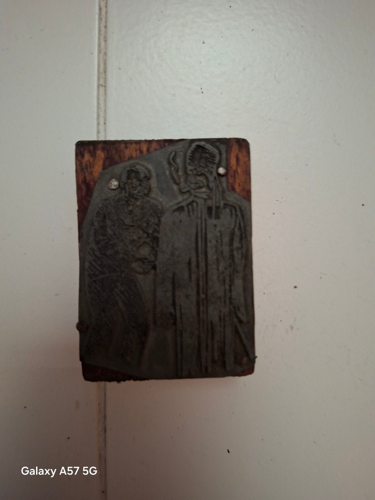 Antiek drukblokken - Religieuze en Mythologische Scèn, Antiek en Kunst, Ophalen of Verzenden