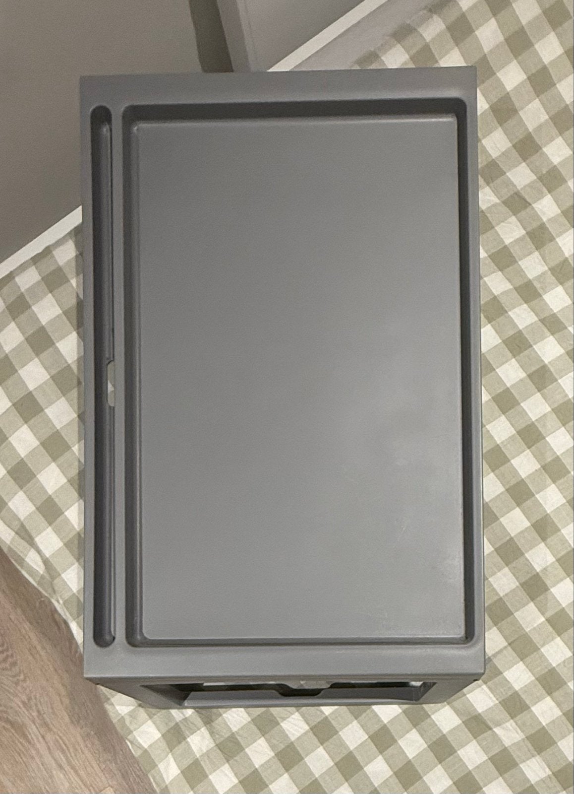 Ikea KLIPSK Bedtafel / Laptoptafel - Grijs, Ophalen, Minder dan 45 cm, Kunststof, 55 tot 75 cm