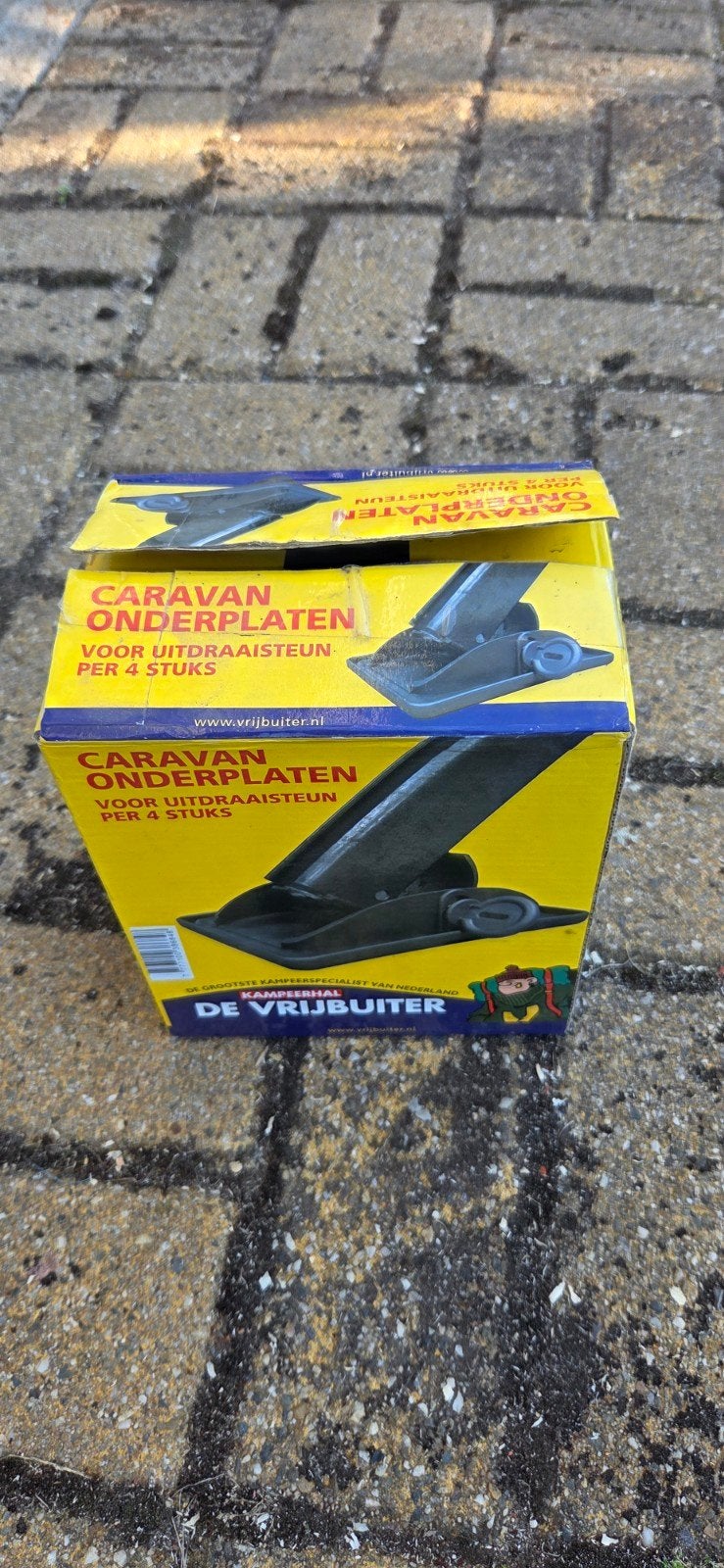 Caravan onderplaten voor uitdraaisteun (4 stuks), Caravans en Kamperen, Caravan accessoires, Ophalen of Verzenden, Nieuw