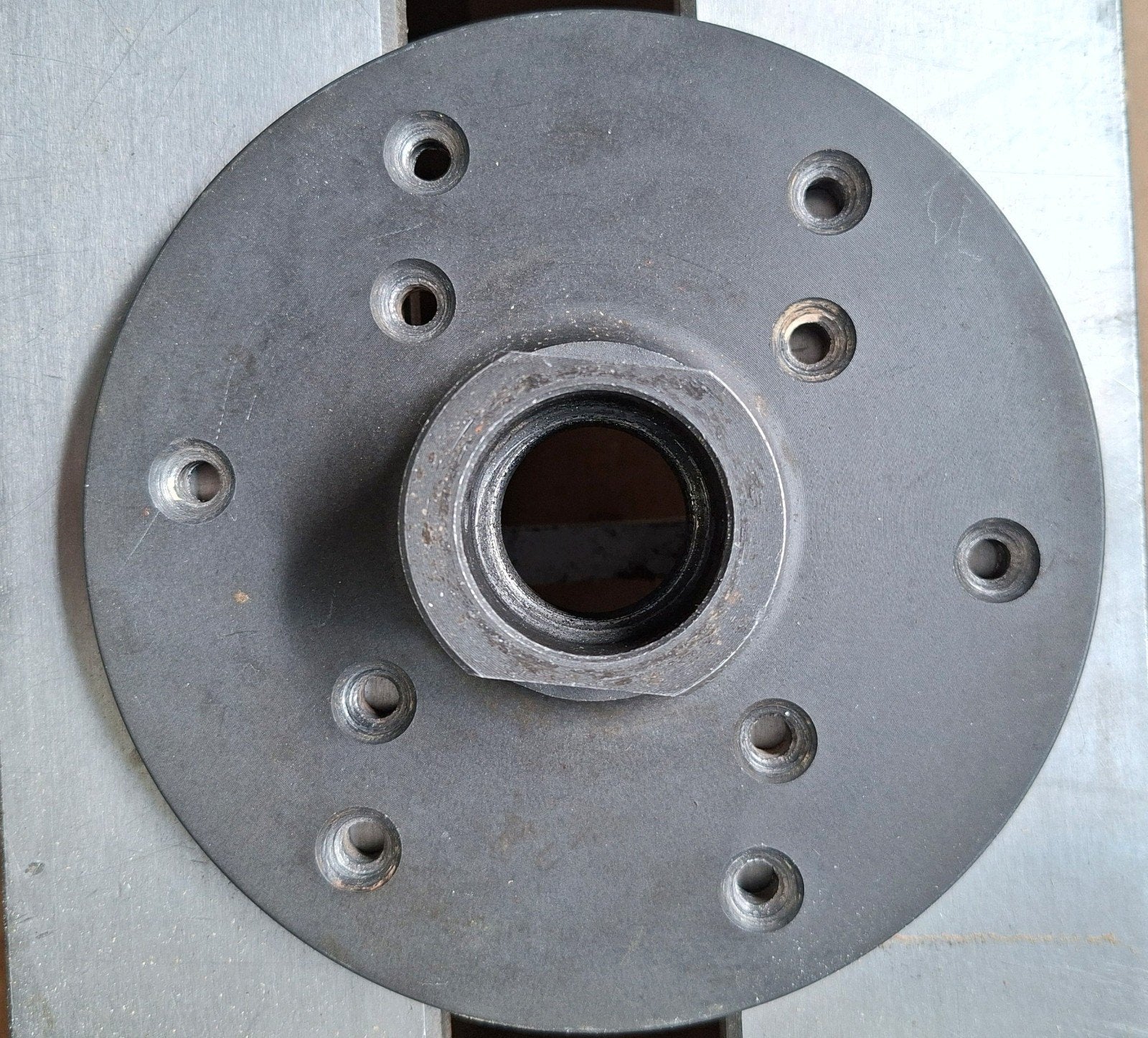 Opspanplaat voor houtdraaibank M33, diameter 150 mm, Ophalen of Verzenden, Gebruikt, Onderdeel