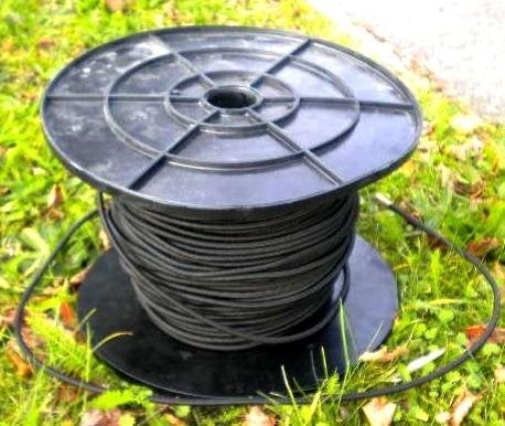 ELASTIE 5mm haspels a 200mtr/zwart, Ophalen, Nieuw
