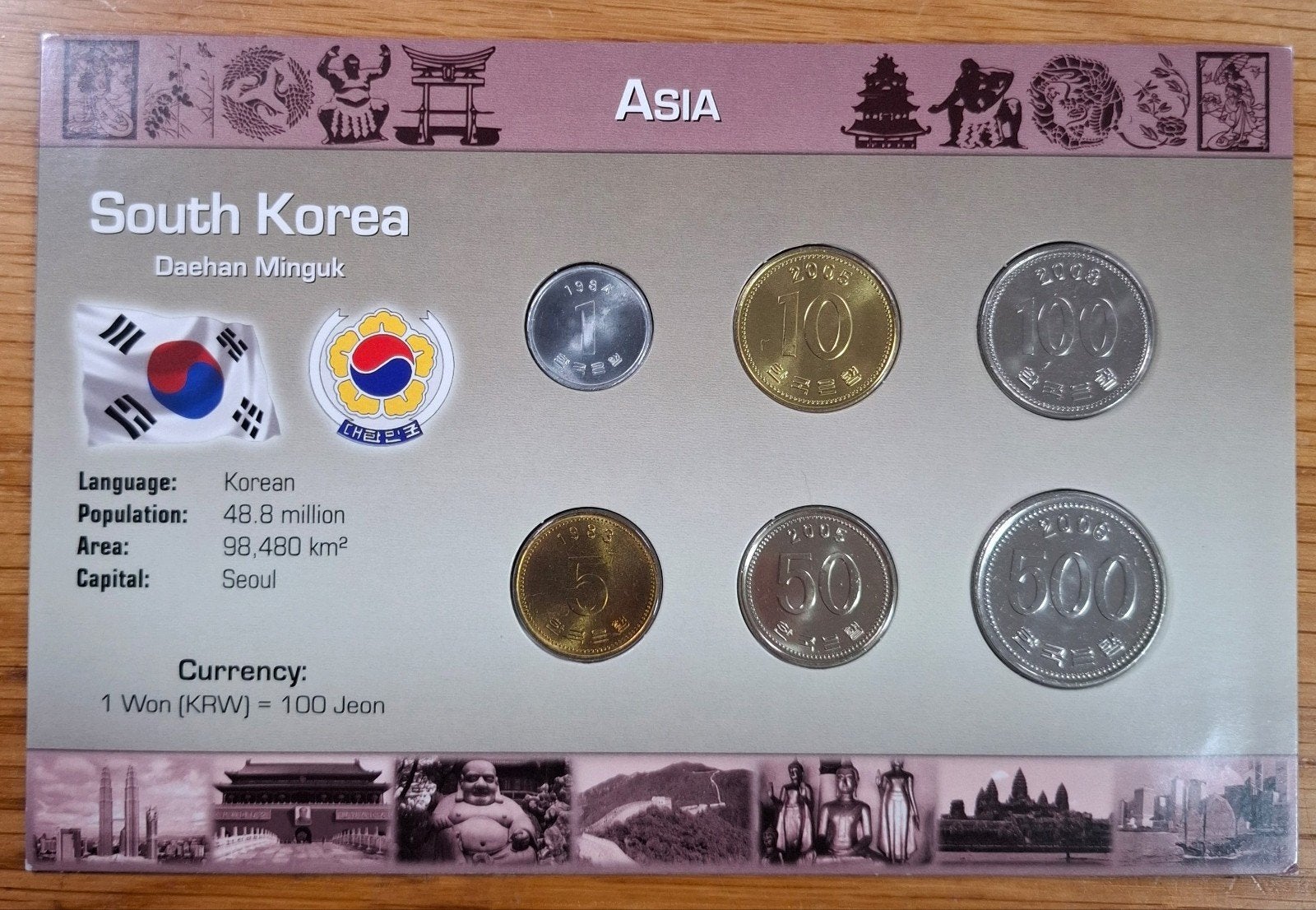 Coins of the World muntset Zuid Korea, Ophalen of Verzenden, Oost-Azië