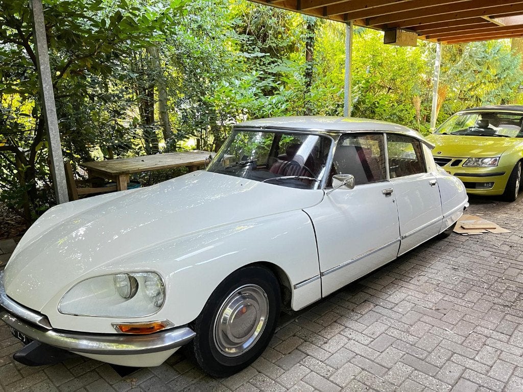 Citroen DSpecial 1975 Wit, Auto's, Voorwielaandrijving, DS, Wit, Overige kleuren