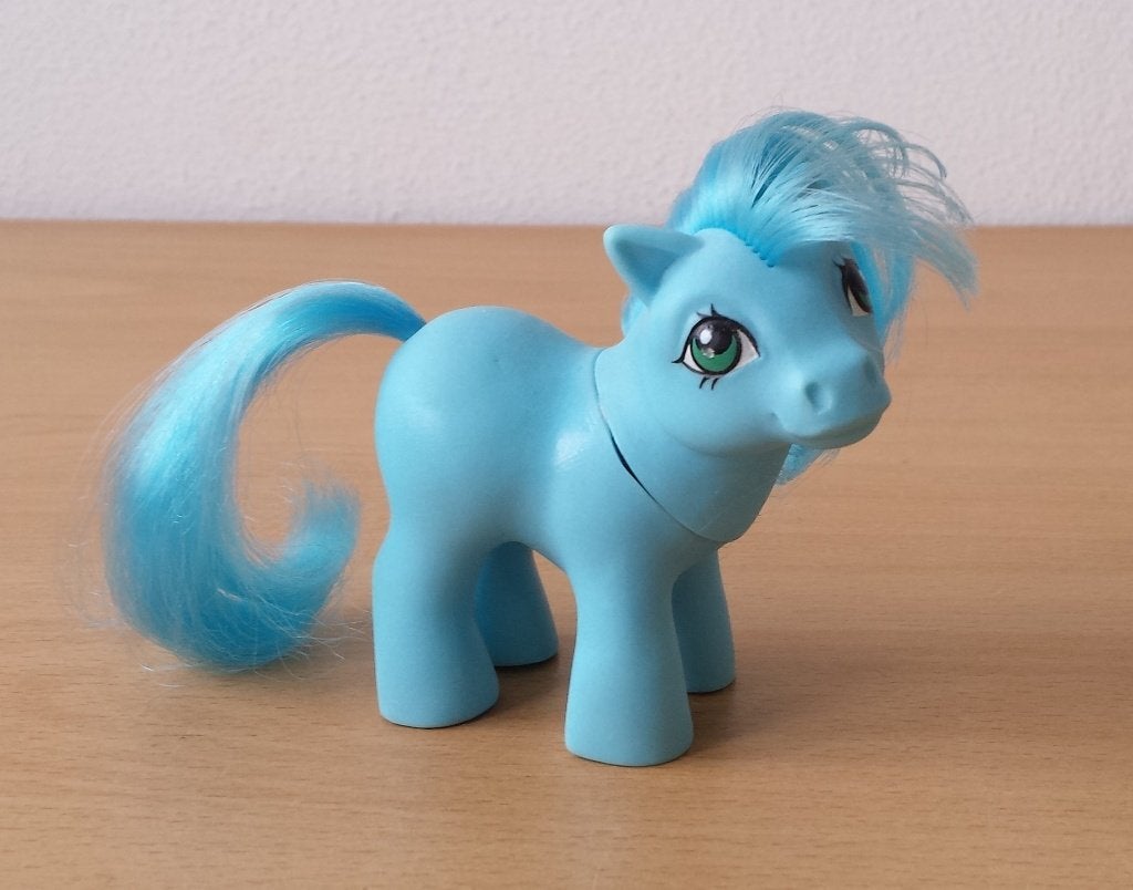 My Little Pony G1 - Blue Baby Ember - Hasbro - Hong Kong, Gebruikt, Ophalen of Verzenden, Hasbro, Nvt