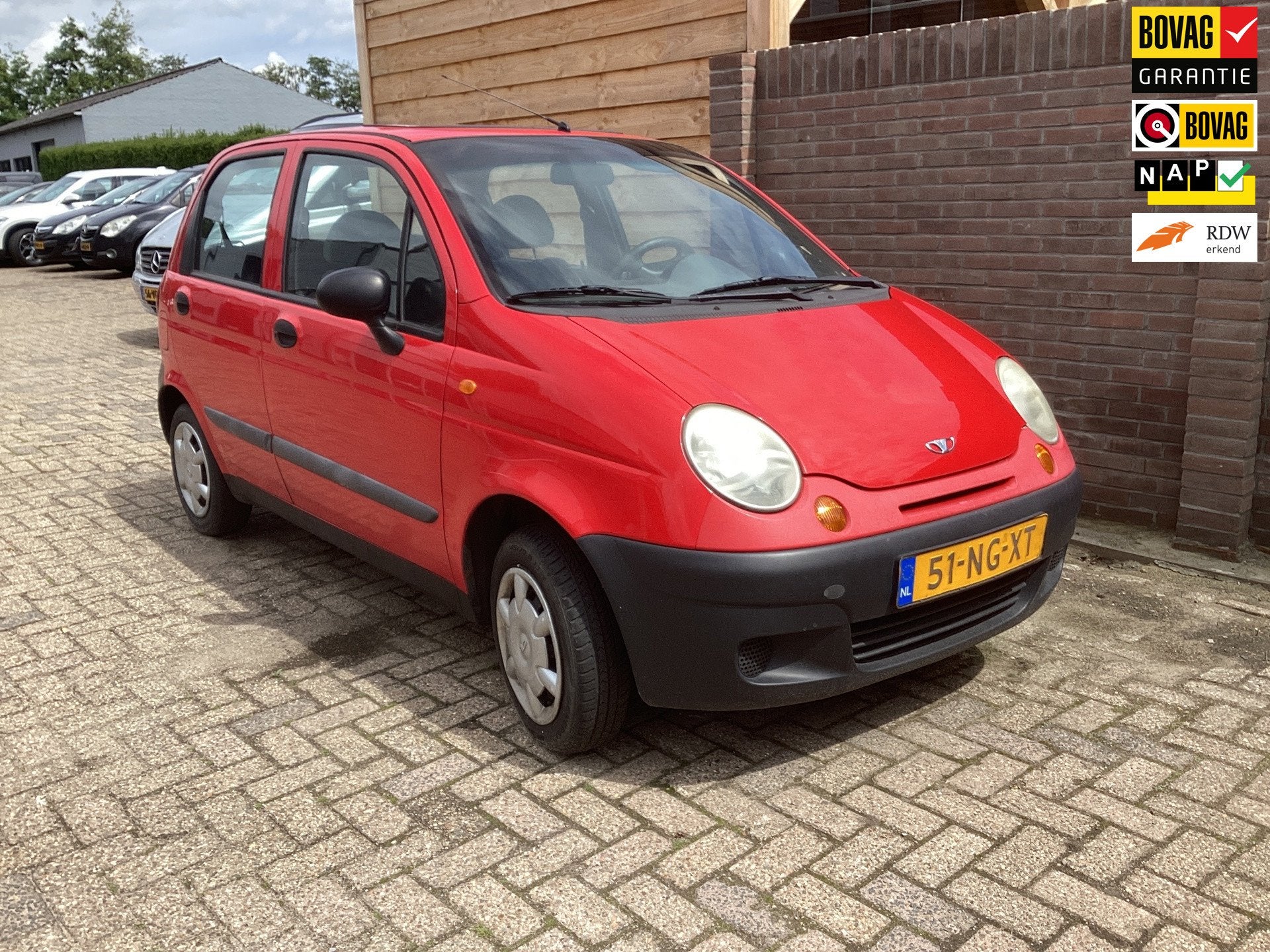 Daewoo Matiz 0.8 Pure PS met nieuwe apk, Voorwielaandrijving, Gebruikt, Zwart, Matiz