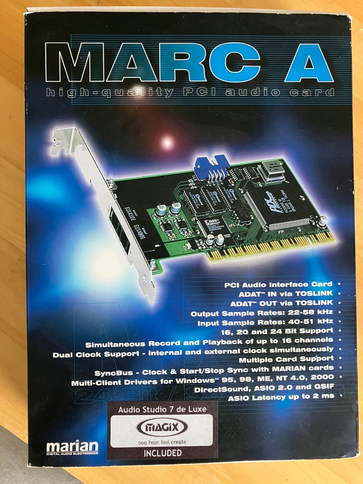 Marian Marc A PCI geluidskaart, Computers en Software, Ophalen of Verzenden, Gebruikt, Intern