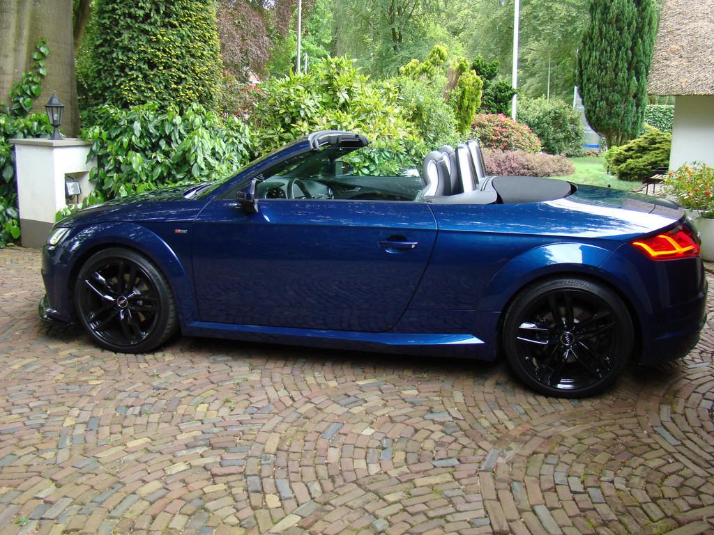 Audi TT Roadster 2.0 TFSI quattro Pro Line + S-Line, B&O, 23, Auto's, Gebruikt, Euro 6, 4 cilinders, Blauw