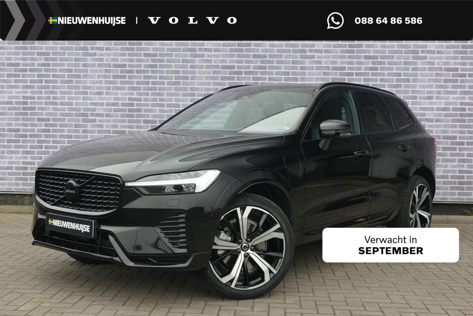 Volvo XC60 2.0 T6 Plug-in Hybrid AWD Plus Dark | PHEV | Long, 12 maanden, Stof, Gebruikt, Euro 6