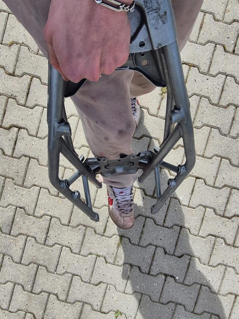 Subframe silver ktm duke 125cc 2024, Ophalen of Verzenden, Zo goed als nieuw, Frame, Piaggio