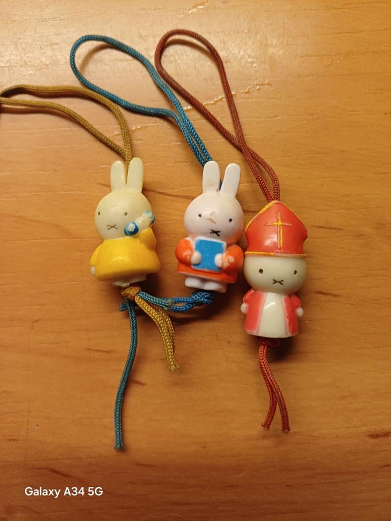 Vintage Nijntje sleutelhangers - set van 3, Verzamelen, Poppetjes en Figuurtjes, Ophalen of Verzenden, Gebruikt