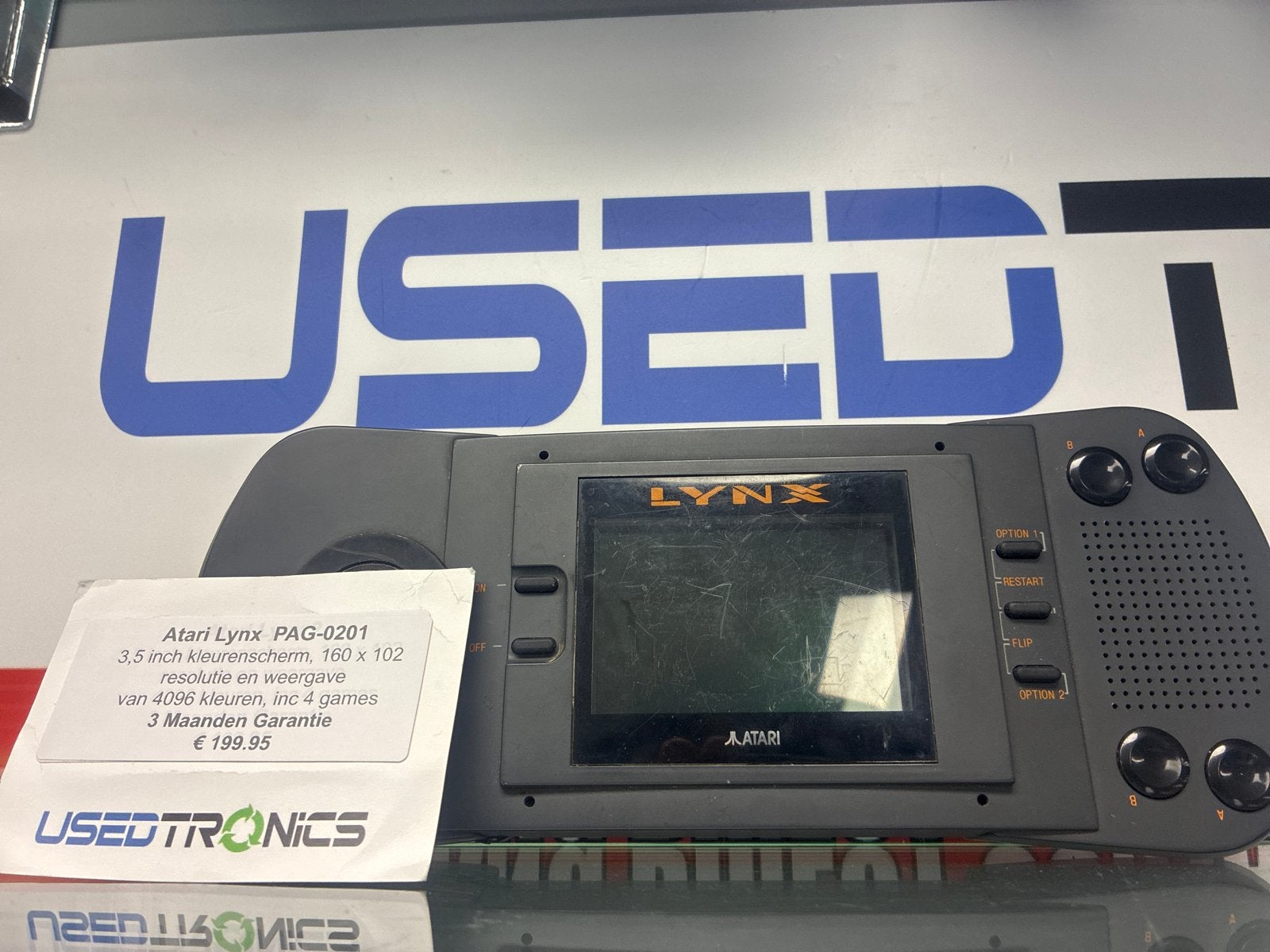 Atari Lynx PAG-0201 Handheld Console - Zo goed als nieuw, Ophalen of Verzenden, Zo goed als nieuw, Met 1 controller, Atari Lynx