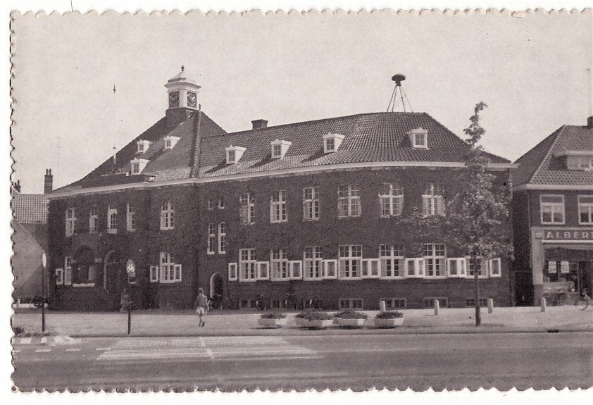 Valkenswaard Gemeentehuis c.a. 1960 -, Ophalen, 1940 tot 1960, Ongelopen, Noord-Brabant